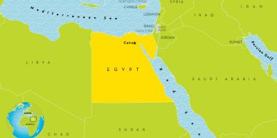 Hauptstadt von ägypten Karte