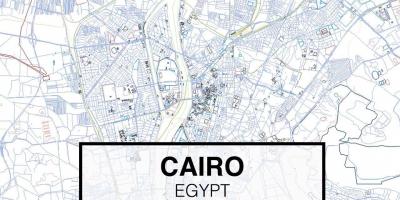 Karte von Kairo dwg