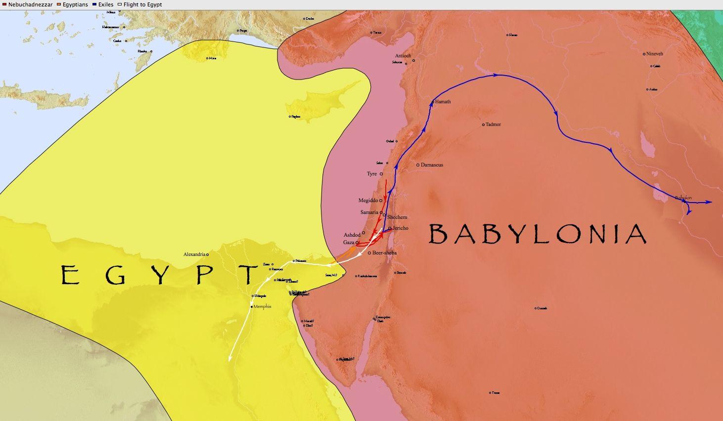 Babylon Agypten Map Karte Von Babylon In Agypten Agypten