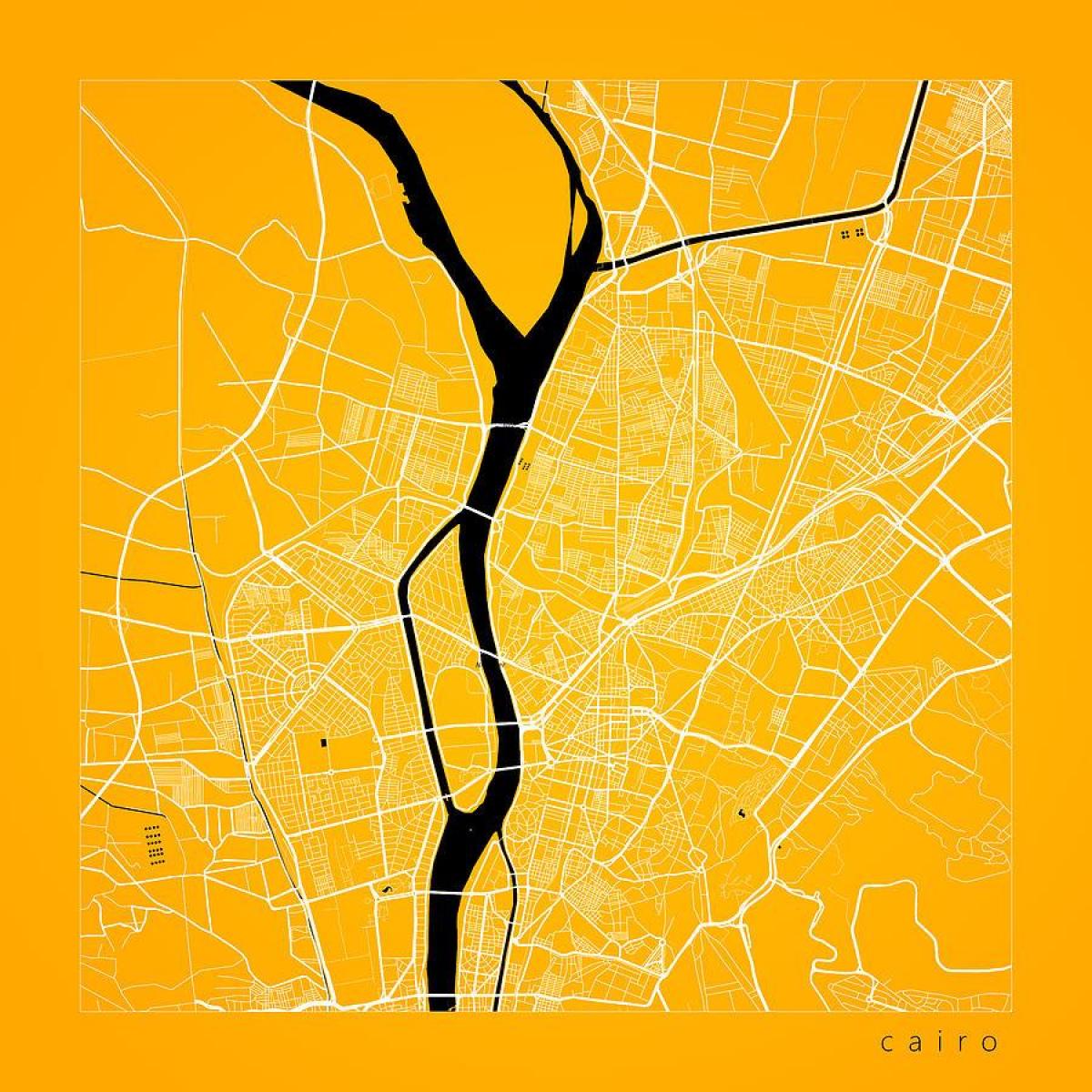 Karte von Kairo-Straße