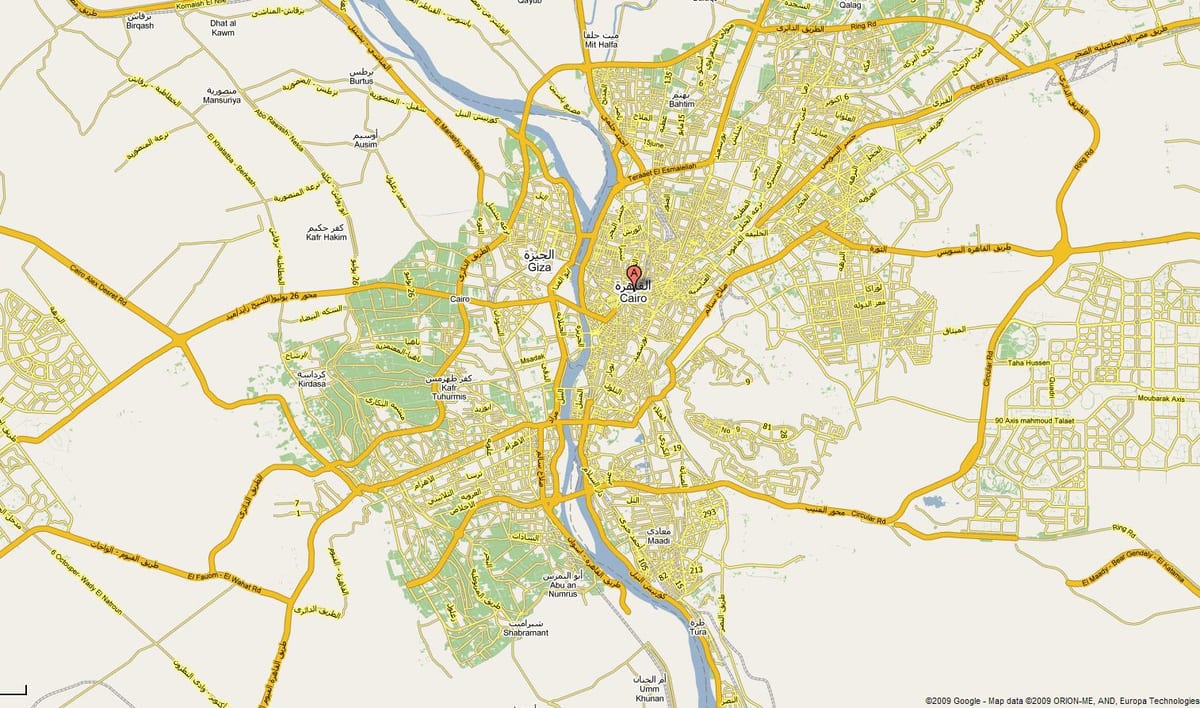 Kairo Stadtplan