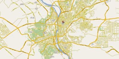Kairo Stadtplan